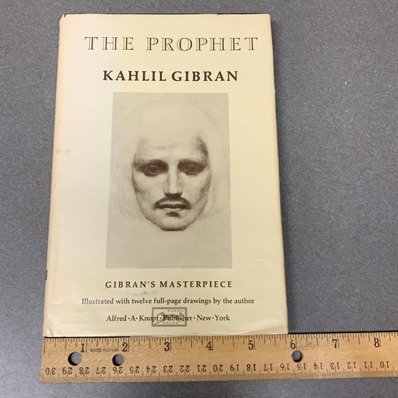 The Prophet by Khalil Gibran Hardcover Book with Original Dust Jacket 🛑 - Picture 14 of 16